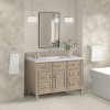 Lorelai 48" Single (Vanity Only Pricing) in Whitewashed Oak
